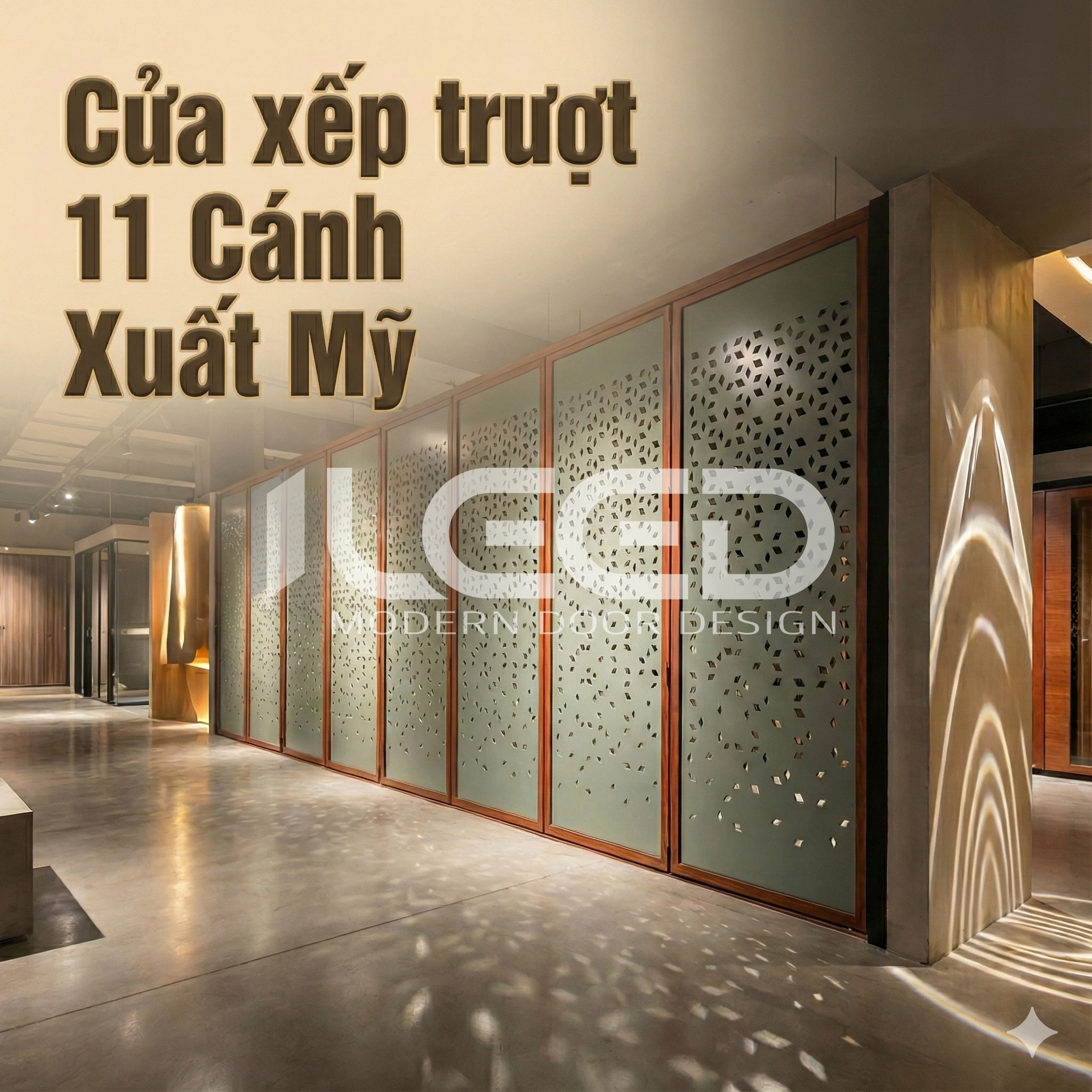 [VIDEO] Hoàn thiện cửa xếp trượt Folding Leed Door cho ban công 